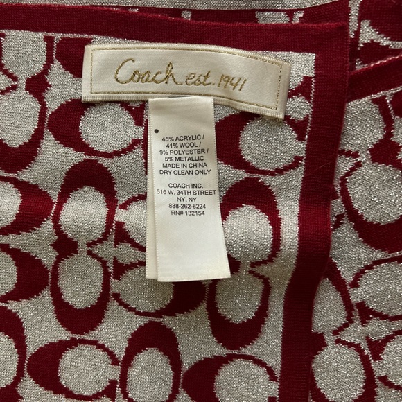 Coach scarf - Picture 3 of 4